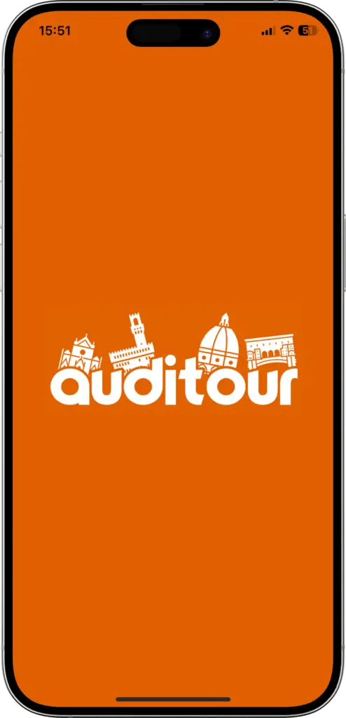 App Auditour - Riproduzione audioguida su iPhone